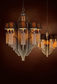 Candelabru LUX finisaj bronz Fringe L 109997 HZ