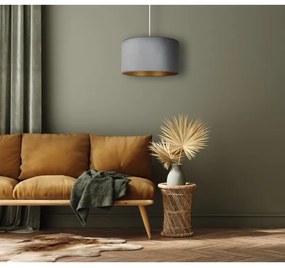 Lustră pe cablu VELVET 1xE27/40W/230V verde-mentă/aurie Brilagi