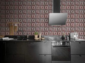 Tapet Artisan Tiles, Indian Red, Rebel Walls, 5 mp / rola