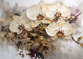 Tablou pe sticlă - Orhidee (70x50 cm)