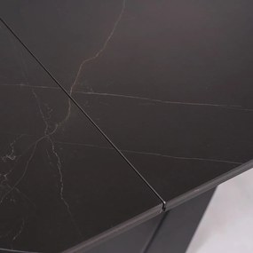 Masa de bucaterie Westin II 160 x 90 cm, neagra
