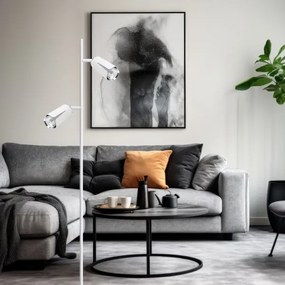 Lampadar FLOWER 2xGU10/8W/230V alb