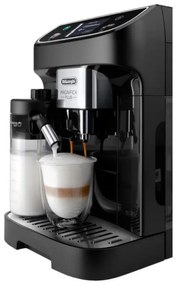 Espressor automat DeLonghi Magnifica PLUS ECAM 320.60.B, 1450W, 15 bar, 1.8l, 15 programe, 13 trepte de macinare, Ecran tactil TFT, LatteCrema Hot, Boabe de cafea, Negru