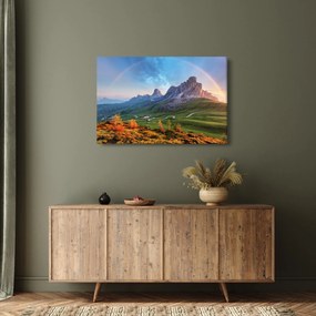 Tablou cu curcupeu deasupra stâncilor (90x60 cm)