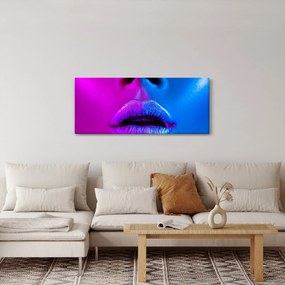 Tablou - Imaginea buzelor colorate (120x50 cm)