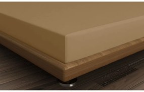 Cearceaf maro din bumbac cu elastic 140x200 cm – Mijolnir