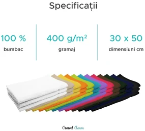 Prosop de maini Classic mic 30x50 cm albastru, 100% bumbac