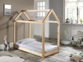 CABANE Pat copii PENTRU COPII MICI 70 X 140 CM NATURAL