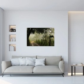 Tablou cu ceața de dimineața (90x60 cm)