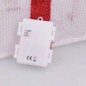 Brilagi - Set de 3 decorațiuni LED de Crăciun pentru exterior, 2,6 W, alimentare 3x AA, IP44, cadouri