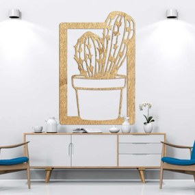 SENTOP | Pictură murală de design din lemn cu motiv vegetal - ELIEE