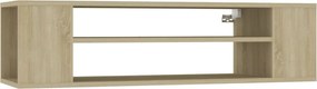 vidaXL Dulap TV suspendat, stejar Sonoma, 100x30x26,5 cm, PAL