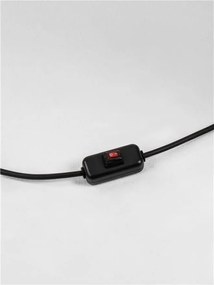 Lampa de podea din ratan sintetic pentru exterior Plom maro deschis