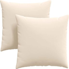 vidaXL Perne pentru canapea 2 pcs Bej 80 x 80 cm țesătură