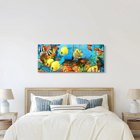 Tablou - Recif de corali colorat (120x50 cm)