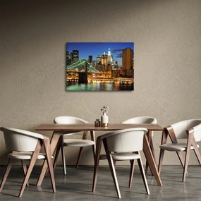 Tablou - Pod cu New York (70x50 cm)