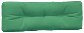 Perne pentru canapea paleti, 2 buc, verde 2, Verde, 120 x 80 x 10 cm