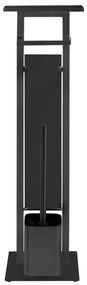WENKO 71558800 - Set pentru WC DEBAR 21x70,5 cm inox/negru