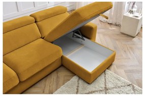 Colțar galben muștar extensibil (cu colț variabil) Monaco – Bobochic Paris