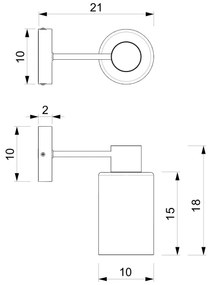 Lampă de perete MADERA 1xE27/60W/230V albă/lemn