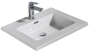 Monaco 60 chiuvetă din marmură turnată cu scurgere click-plaster