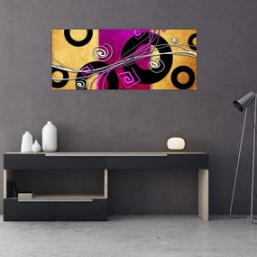 Tablou abstracției (120x50 cm)