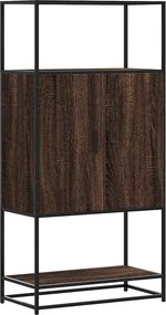 vidaXL Dulapuru Stejar maro 68x35x139 cm lemn și metal prelucrat