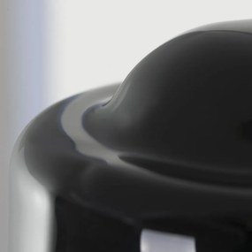 Aplica de perete design minimalist din ceramica neagra OSTIA