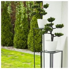 Suport pentru flori 100x24 cm, negru