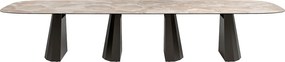 Masă lemn masiv de dining Sable 200/275/400×120 cm - 275 cm