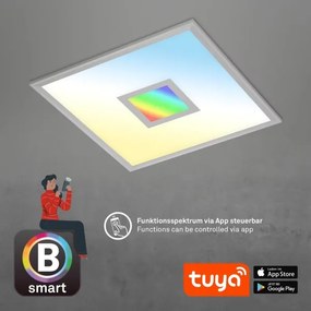 Plafonieră LED RGB dimabilă Brilo CENTRO LED/24W/230V Wi-Fi Tuya + telecomandă