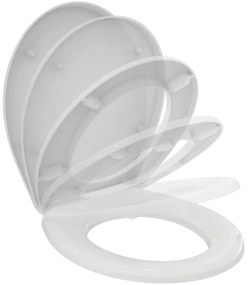 Capac WC, softclose, alb