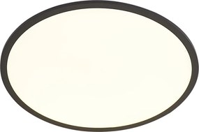 Panou LED inteligent negru 60cm incl. LED Dim to Warm cu telecomandă - Knob