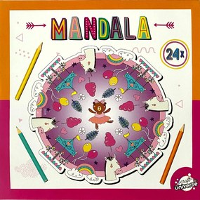 Colorat Mandala Circus carte de colorat 24 pagini