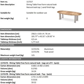 Masa design LUX pentru interior si exterior Free Form