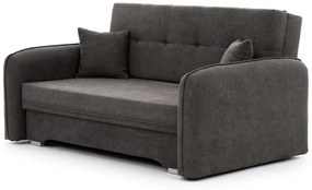 Canapea extensibila pentru 2 persoane LAINE, gri inchis