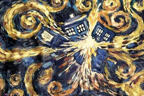 Poster DOCTOR WHO - exploding tardis, (91.5 x 61 cm)