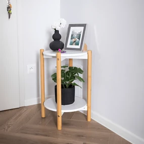 Ghiveci de flori din ceramică, negru mat, KELSO TIP 2