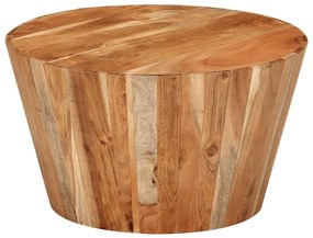 353891 vidaXL Măsuță de cafea, Ø52x30 cm, lemn masiv de acacia