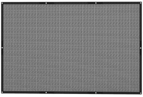 Outsunny Voal de umbră rectangular 3 x 2 m voal de umbră cu protecție UV pentru terasă balcon exterior balcon, negru | Aosom Romania