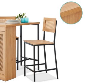 Set de dining inaltat, cu 3 piese si spatiu de depozitare