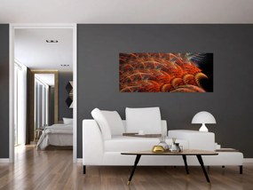 Tablou - Pene de imitație abstractă (120x50 cm)