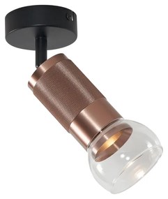 Spot modern de plafon bronz închis reglabil - Veerle