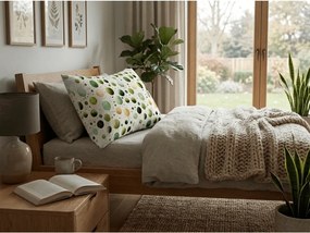 Husa de perna din bumbac poliester GREEN TREES POLY 50x70 cm, verde
