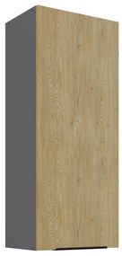 Dulap superior de bucătărie Carminia 45 G-108 1F (stejar cremona + antracit). 1127945
