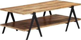 vidaXL Măsuță de cafea, 115 x 60 x 40, lemn masiv de mango