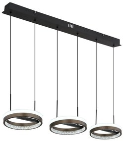 Lustra cu 3 pendule LED CCT DELLA 67179H2 GL