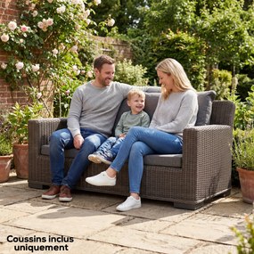 Outsunny Set de 4 perne pentru scaune de exterior, perne de grădină, huse detașabile și lavabile, pentru exterior, gri închis | Aosom Romania