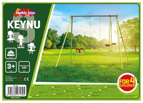 Buddy Toys BOT 4311 Leagăn KEYNU 3, 269 x 153 x195 cm, de la 3 ani