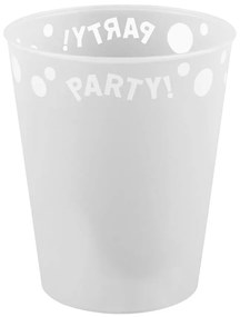 Party White Pahar alb micro premium din plastic 250 ml